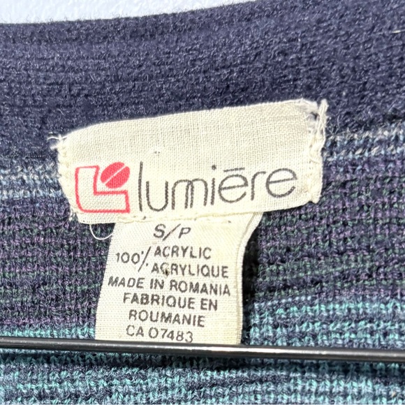 Lumiere Aztec pattern Multicolor Patterned Sweater Vest - Picture 4 of 6